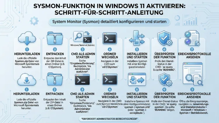 Sysmon-Funktion in Windows 11 aktivieren – so geht’s