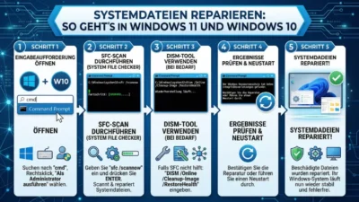 Systemdateien reparieren: So geht’s in Windows 11 und Windows 10