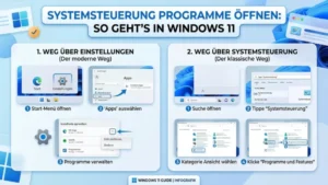 Systemsteuerung Programme öffnen: So geht’s in Windows 11
