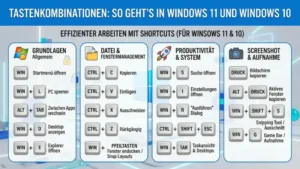 Tastenkombinationen: So geht’s in Windows 11 und Windows 10