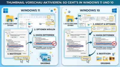 Thumbnail-Vorschau aktivieren: So geht’s in Windows 11 und Windows 10