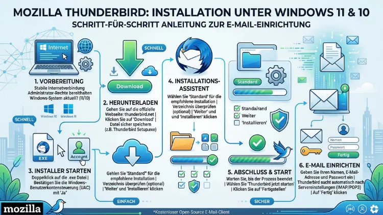 Thunderbird installieren: So geht’s in Windows 11 und 10