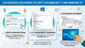 Touchscreen aktivieren: So geht’s in Windows 11 und Windows 10