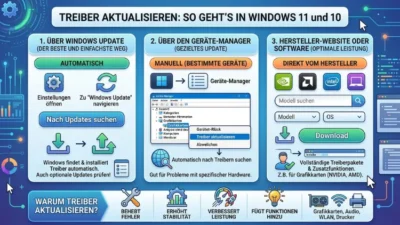 Treiber aktualisieren: So geht’s in Windows 11 und 10