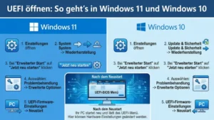UEFI öffnen: So geht’s in Windows 11 und Windows 10