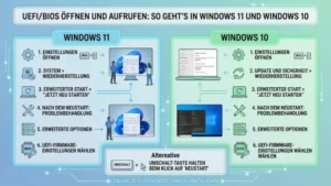 UEFI/BIOS öffnen und aufrufen: So geht’s in Windows 11 und 10