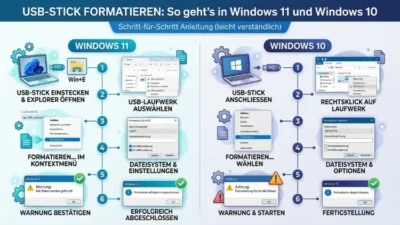 USB-Stick formatieren: So geht’s in Windows 11 und Windows 10