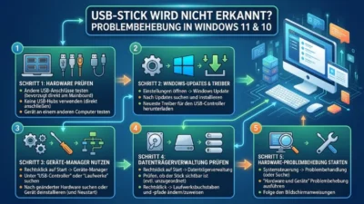 USB-Stick wird nicht erkannt: So geht’s in Windows 11 und 10