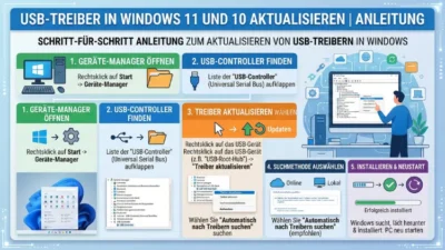 USB-Treiber in Windows 11 und 10 aktualisieren | Anleitung