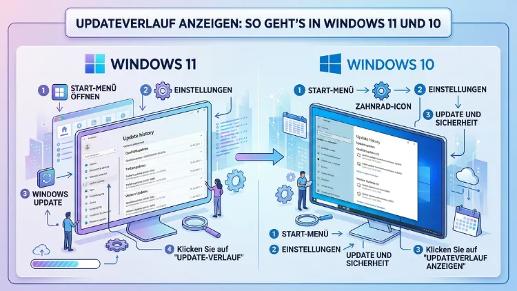 Updateverlauf anzeigen: So geht’s in Windows 11 und 10