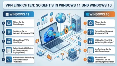 VPN einrichten: So geht’s in Windows 11 und Windows 10