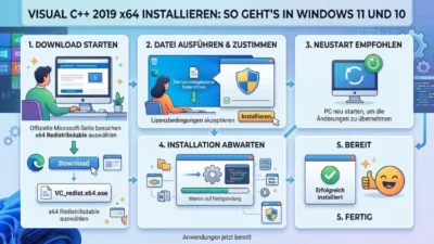 Visual C++ 2019 x64 installieren: So geht’s in Windows 11 und 10