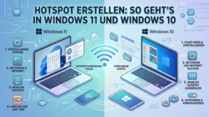 WLAN-Hotspot einrichten: So geht’s in Windows 11 und Windows 10
