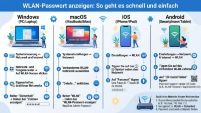 WLAN-Passwort anzeigen: So geht es schnell und einfach