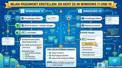 WLAN-Passwort erstellen: So geht es in Windows 11 und 10