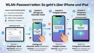 WLAN-Passwort teilen: So geht’s über iPhone und iPad