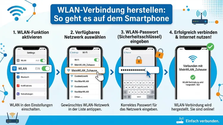 WLAN-Verbindung herstellen: So geht es auf dem Smartphone
