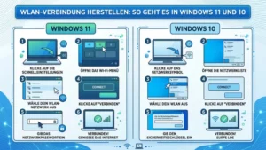 WLAN-Verbindung herstellen: So geht es in Windows 11 und 10