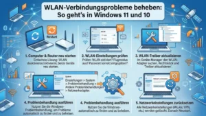WLAN-Verbindungsprobleme beheben: So geht’s in Windows 11 und 10
