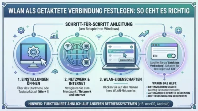 WLAN als getaktete Verbindung festlegen: So geht es richtig