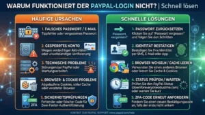 PayPal Einloggen funktioniert nicht – so lösen Sie das