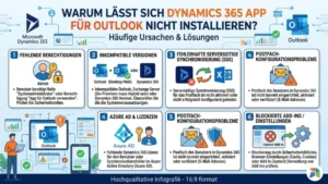 Warum lässt sich Dynamics 365 App für Outlook nicht installieren?