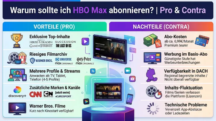Warum sollte ich HBO Max abonnieren? | Pro & Contra