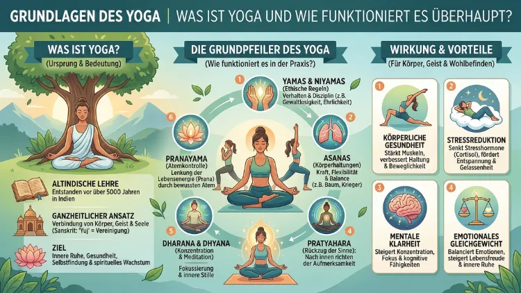 Was ist Yoga und wie funktioniert es überhaupt? | Grundlagen