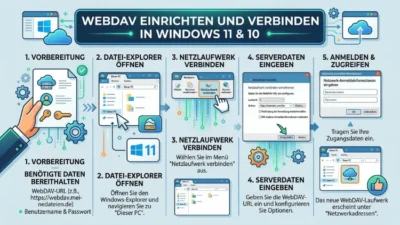 WebDAV einrichten und verbinden: So geht’s in Windows 11 und 10
