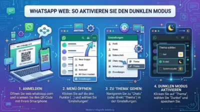 WhatsApp Web: So aktivieren Sie den dunklen Modus