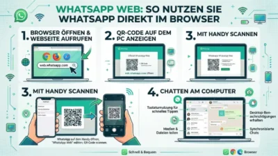 WhatsApp Web: So nutzen Sie WhatsApp direkt im Browser
