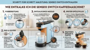 Wie entkalke ich die Senseo Switch Kaffeemaschine? Einfach erklärt