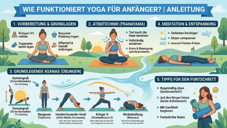 Wie funktioniert Yoga für Anfänger? | Anleitung