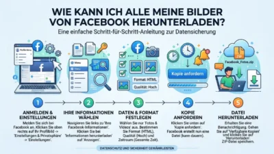 Facebook-Fotos herunterladen – alle Bilder sichern Anleitung