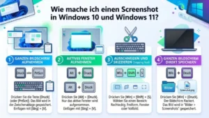 Wie mache ich einen Screenshot in Windows 10 und Windows 11?