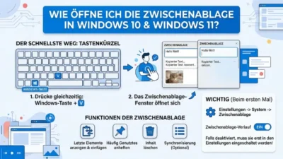 Wie öffne ich die Zwischenablage in Windows 10 und Windows 11?