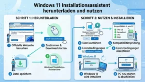 Windows 11 Installationsassistent herunterladen und nutzen