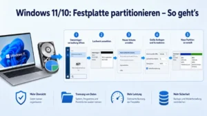Festplatte partitionieren: So geht es in Windows 10 und 11