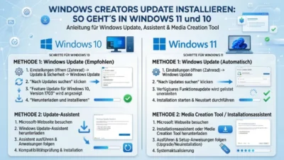 Windows Creators Update installieren: So geht’s in Windows 11 und 10