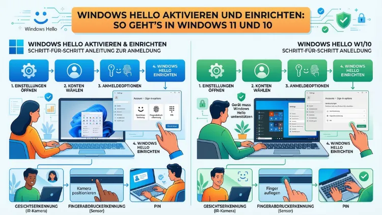 Windows Hello aktivieren und einrichten: So geht’s in Windows 11 und 10