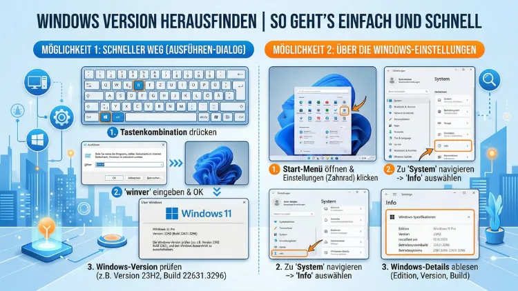 Windows Version herausfinden | So geht’s einfach und schnell