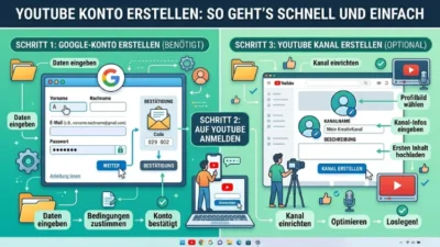 YouTube-Konto erstellen: So geht’s schnell und einfach