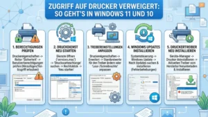 Zugriff auf Drucker verweigert: So geht’s in Windows 11 und 10