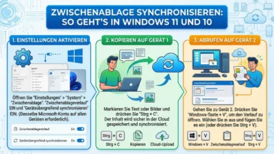 Zwischenablage synchronisieren: So geht’s in Windows 11 und 10