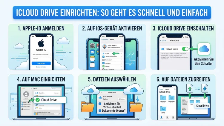 iCloud Drive einrichten: So geht es schnell und einfach