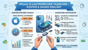 iPhone 12 Lautsprecher tauschen – Kosten und Dauer erklärt