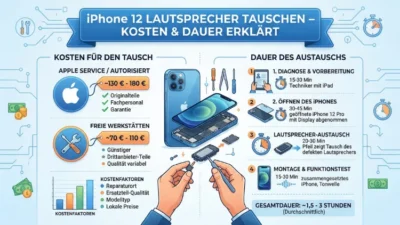 iPhone 12 Lautsprecher tauschen – Kosten und Dauer erklärt