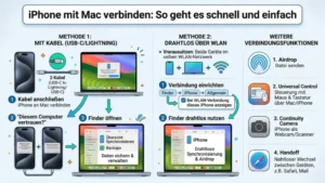 iPhone mit Mac verbinden: So geht es schnell und einfach