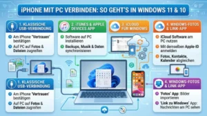 iPhone mit PC verbinden: So geht’s in Windows 11 und 10