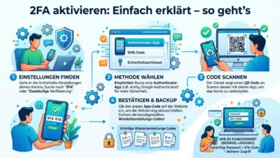 2FA aktivieren: Einfach erklärt – so geht’s